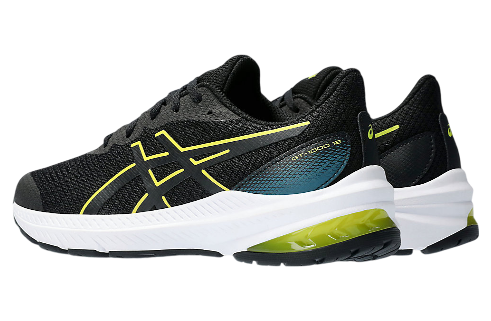 Asics GT-1000 12 GS Black / Bright Yellow