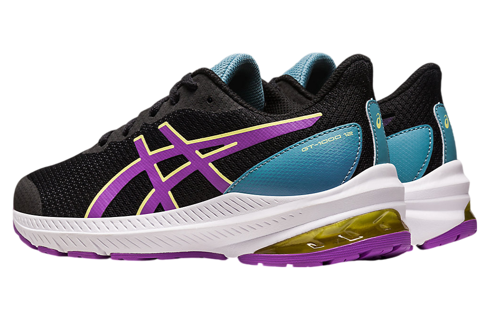 Asics GT-1000 12 GS Black / Cyber Grape