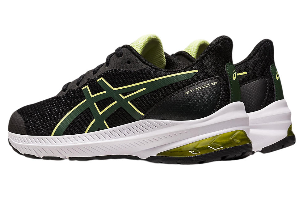 Asics GT-1000 12 GS Black / Rain Forest