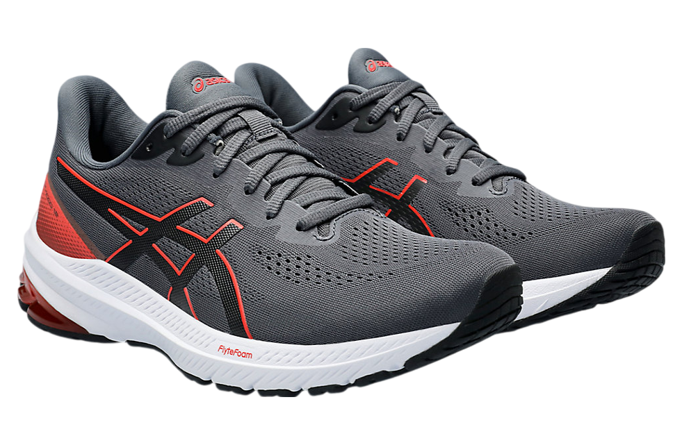 Asics GT-1000 12 Wide Carrier Grey / True Red