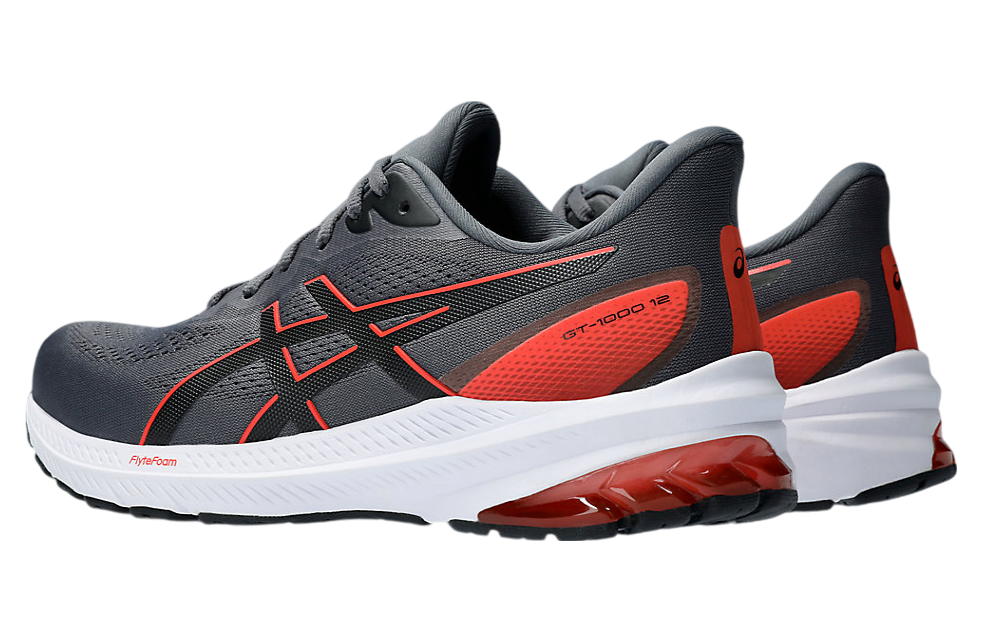 Asics GT-1000 12 Wide Carrier Grey / True Red