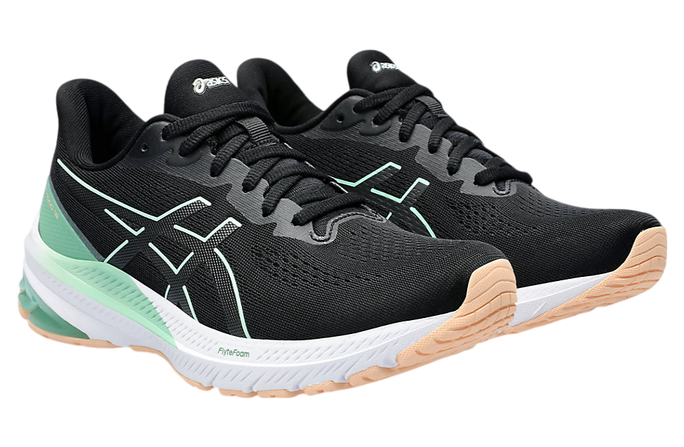 Asics GT-1000 12 Wide WMNS Black / Mint Tint