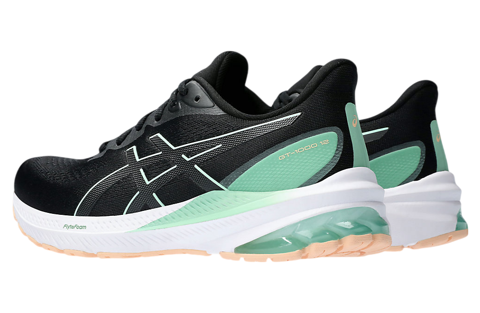 Asics GT-1000 12 Wide WMNS Black / Mint Tint