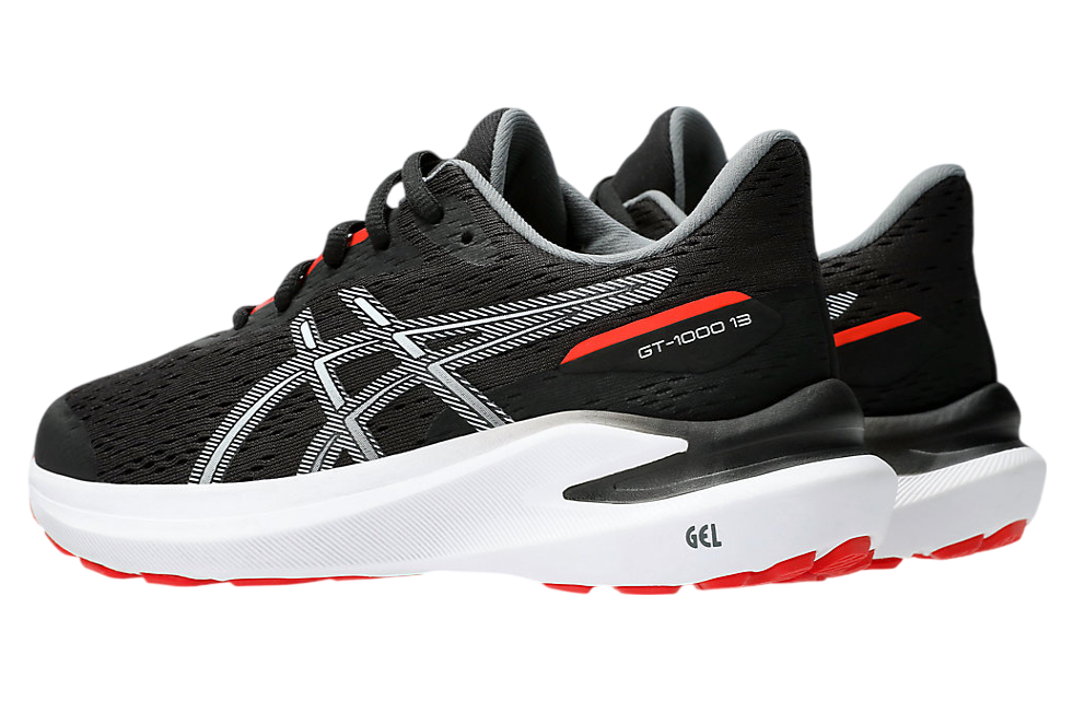 Asics GT-1000 13 GS Black / Fiery Red