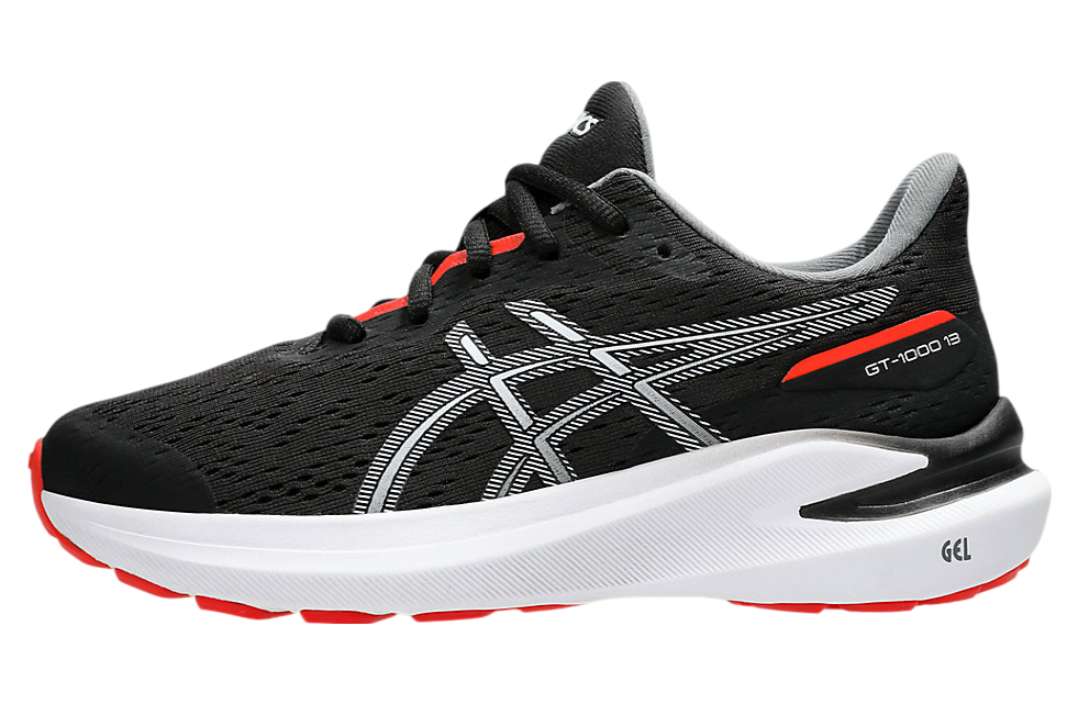 Asics GT-1000 13 GS Black / Fiery Red