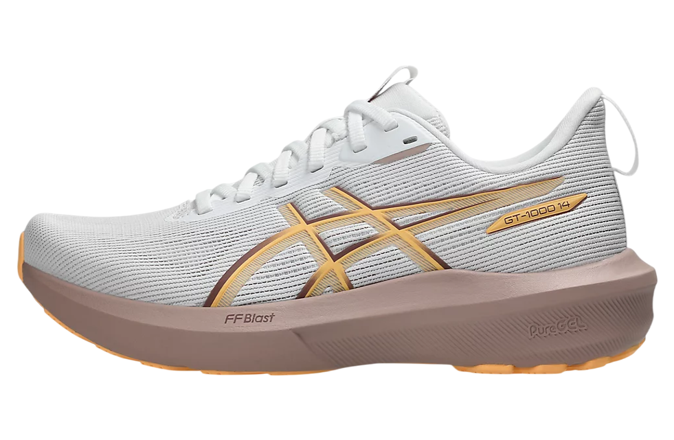 Asics GT-1000 14 White / Rubble Red