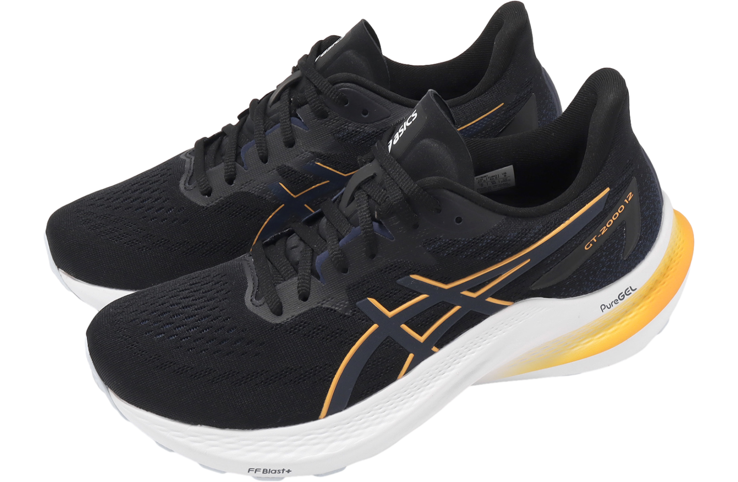 Asics GT-2000 12 Black / Fellow Yellow