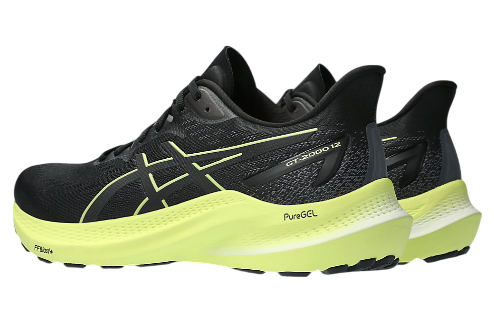 Asics GT-2000 12 Black / Glow Yellow