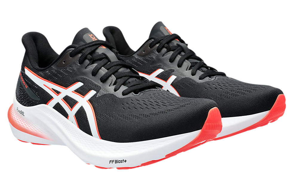 Asics GT-2000 12 Black / Sunrise Red