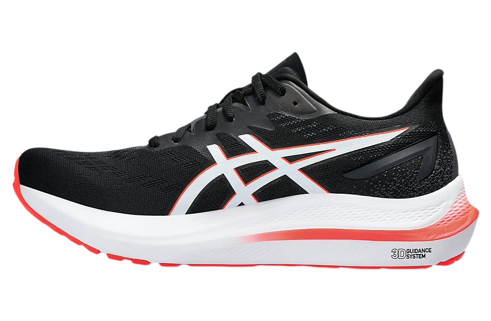 Asics GT-2000 12 Black / Sunrise Red