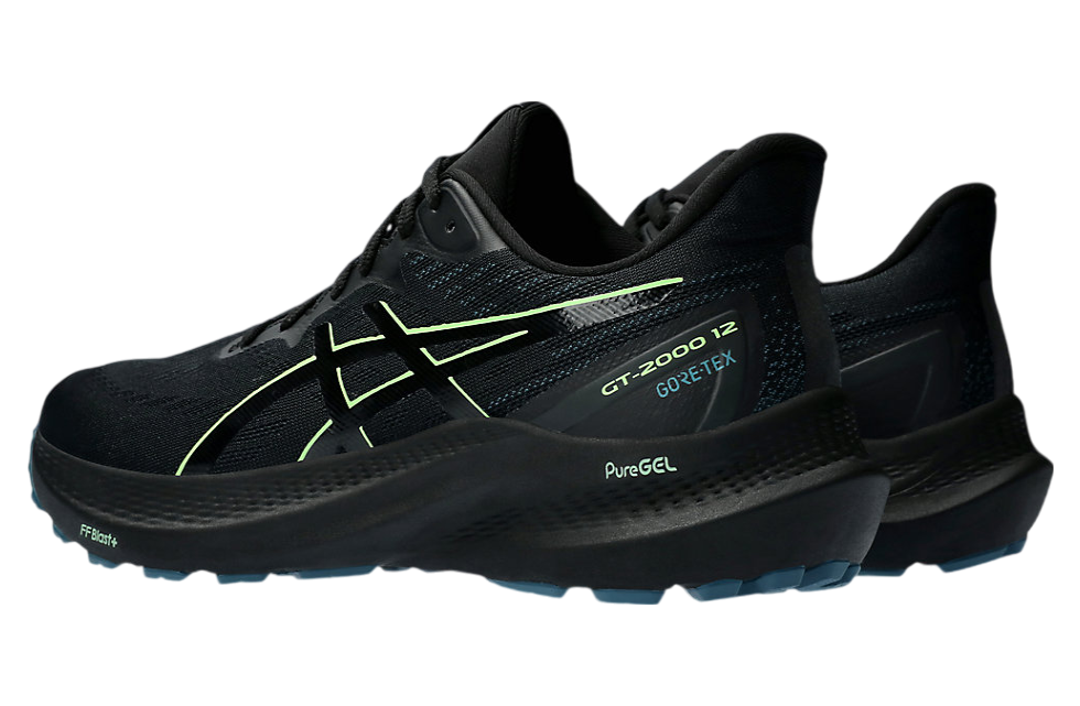 Asics GT-2000 12 Gtx Black / Illuminate Green