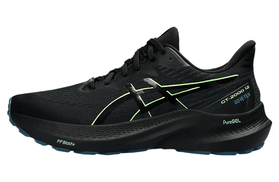 Asics GT-2000 12 Gtx Black / Illuminate Green