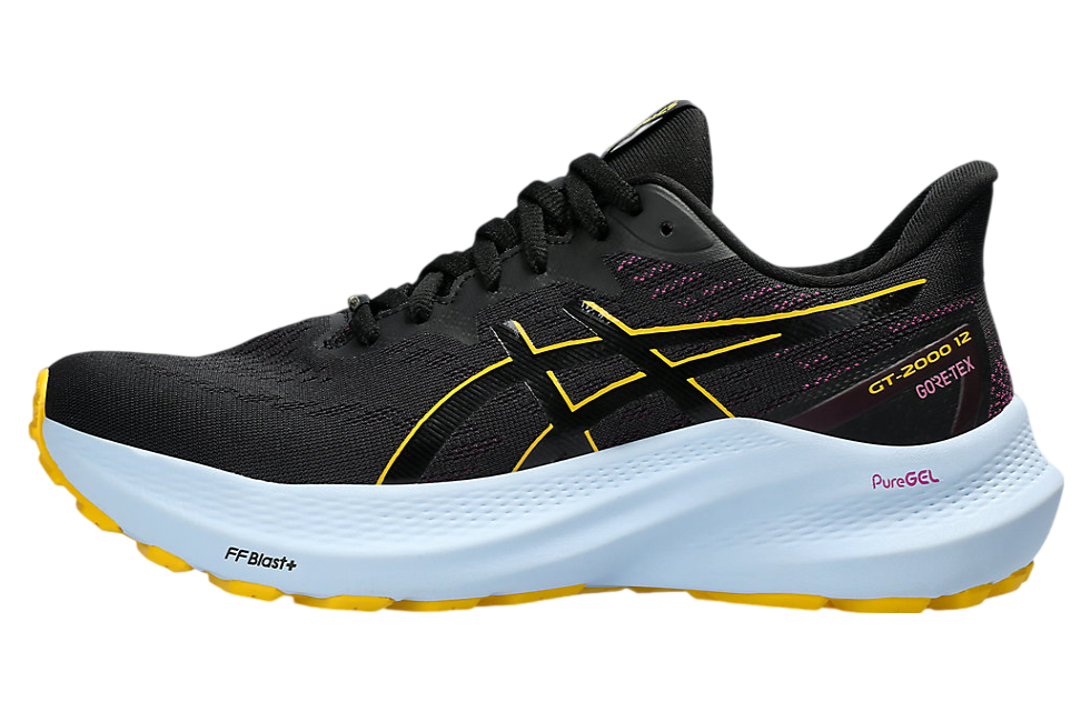 Asics GT-2000 12 Gtx WMNS Black / Saffron