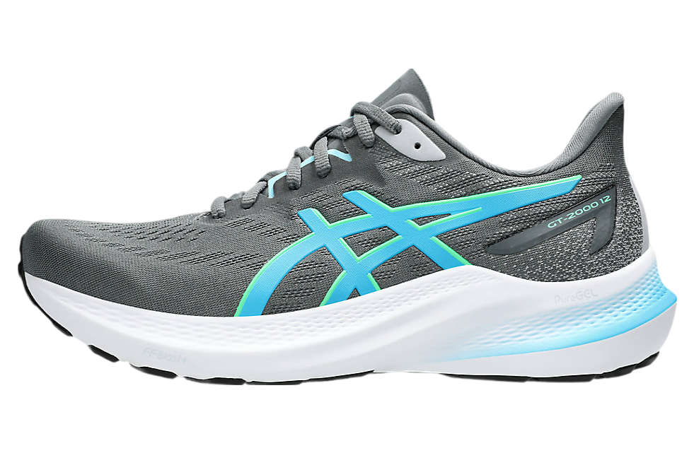 Asics GT-2000 12 Steel Grey / Digital Aqua