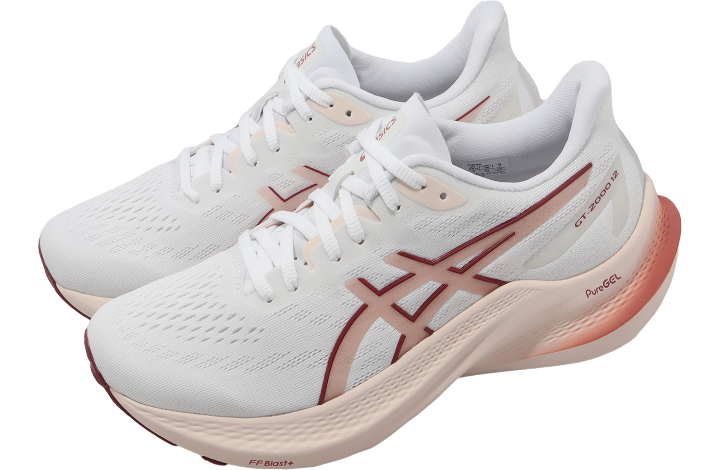 Asics GT-2000 12 WMNS White / Light Garnet