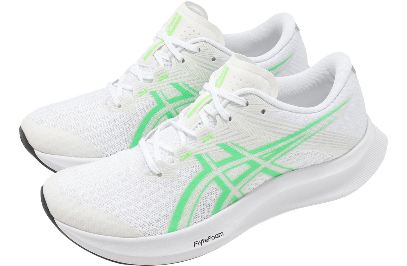 Asics Hyper Speed 5 White / Vital Green