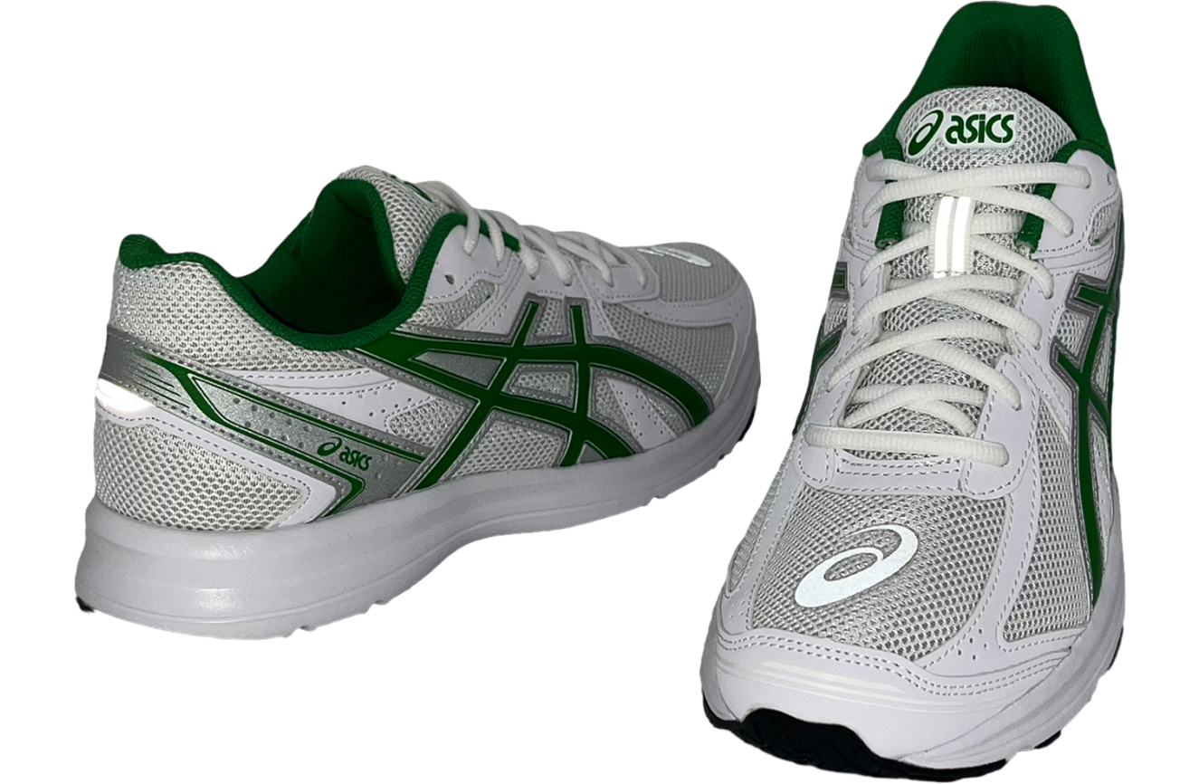 Asics JOG 100S 2E Wide White / Green - Jan 2024