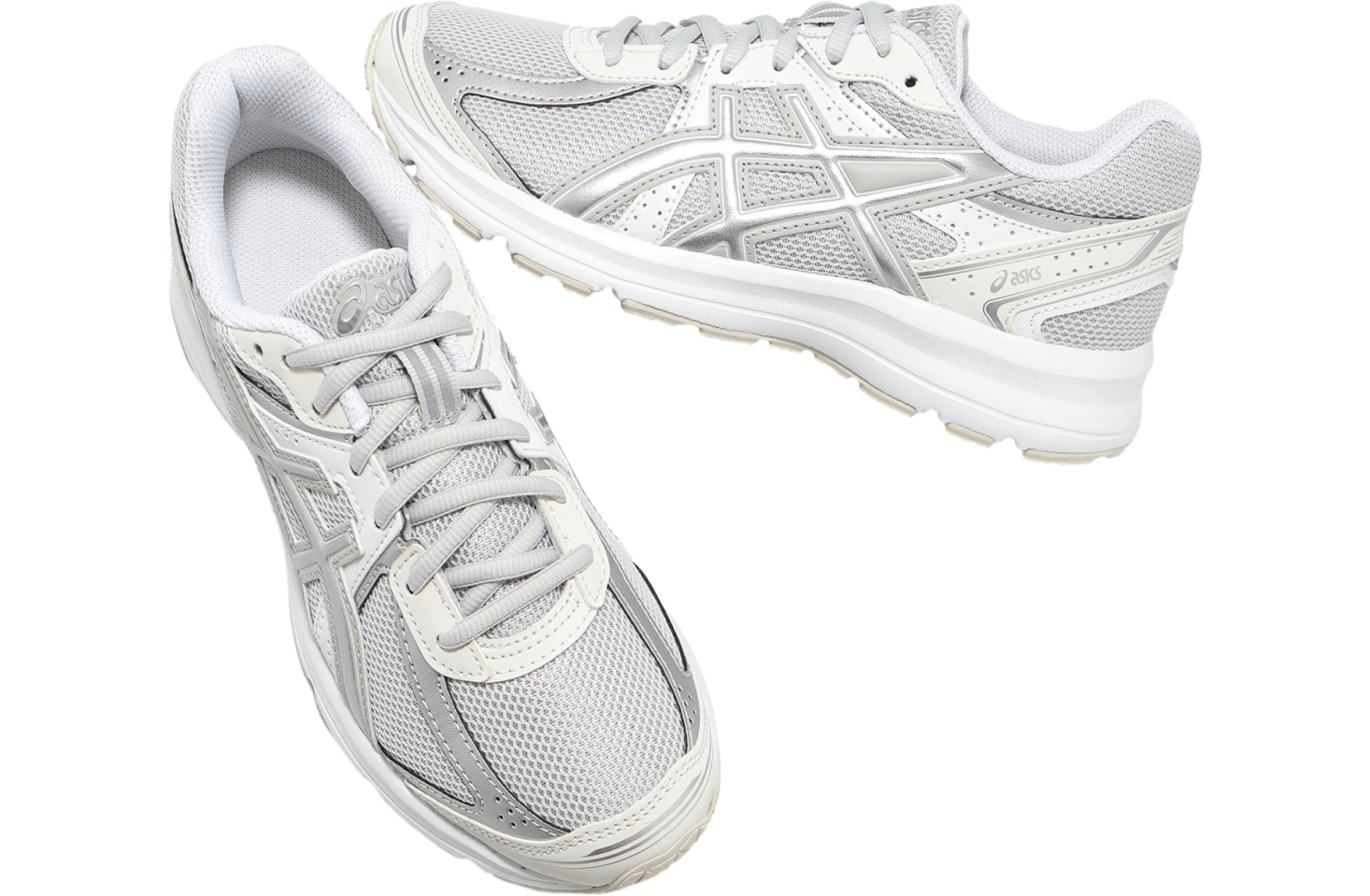 Asics JOG 100S Cloud Grey / Purple Silver - Aug 2025