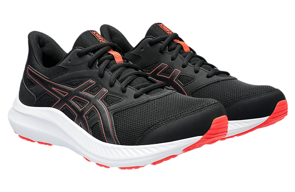 Asics Jolt 4 Black / Sunrise Red