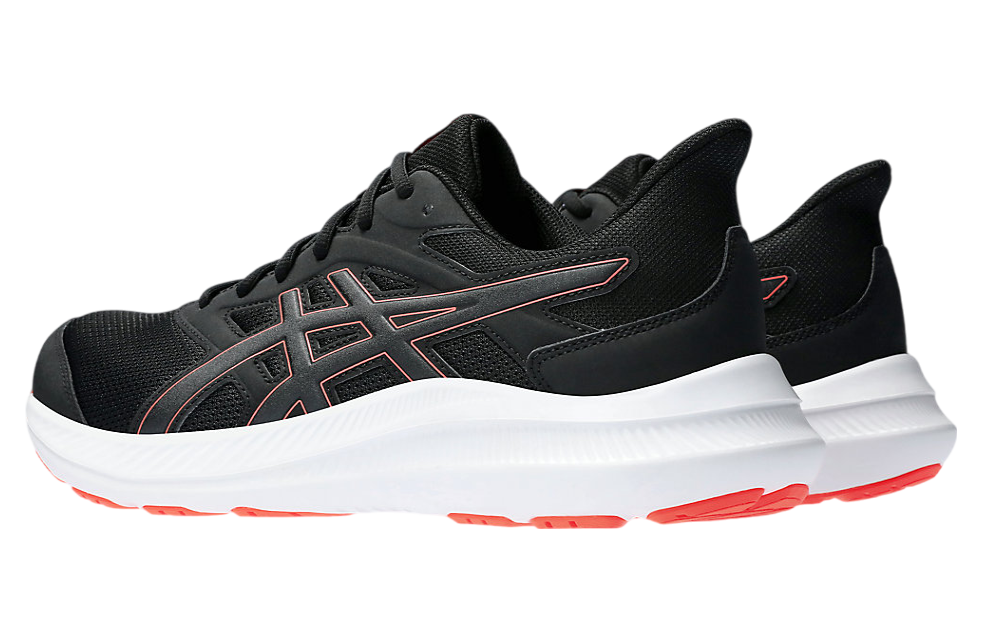 Asics Jolt 4 Black / Sunrise Red