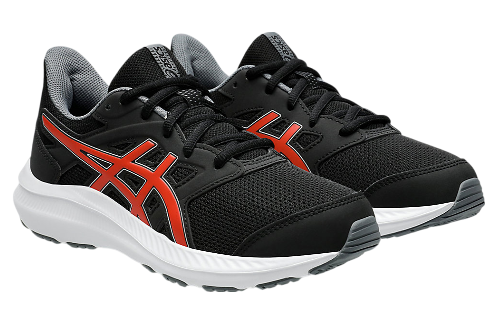 Asics Jolt 4 GS Black / Fiery Red