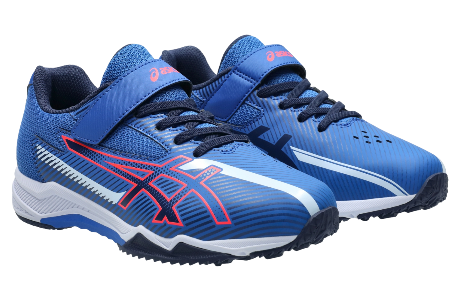 Asics Lazerbeam SK-MG-B Wide GS Blue / Neon Red