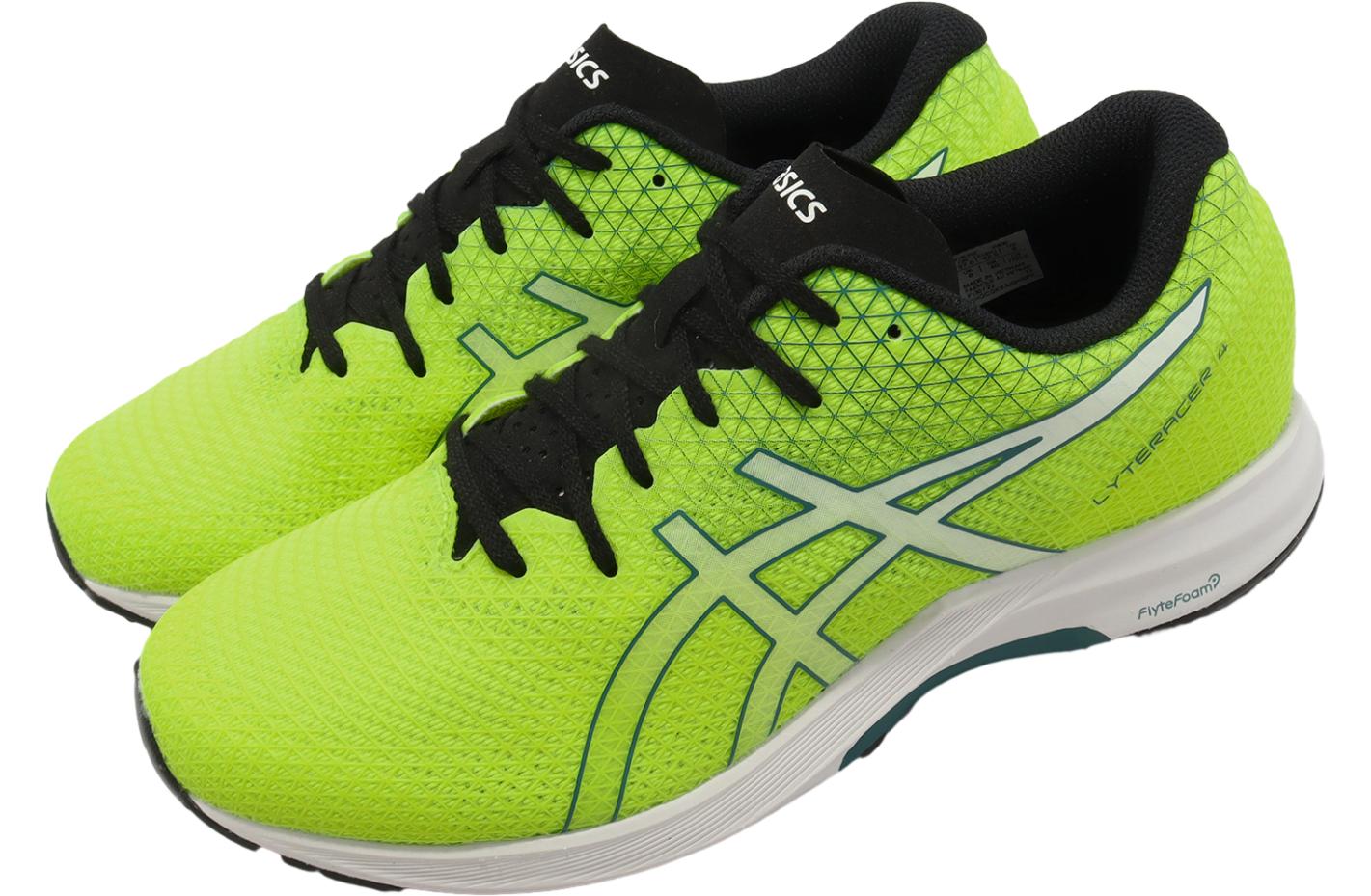 Asics Lyteracer 4 2E Wide Safety Yellow / White