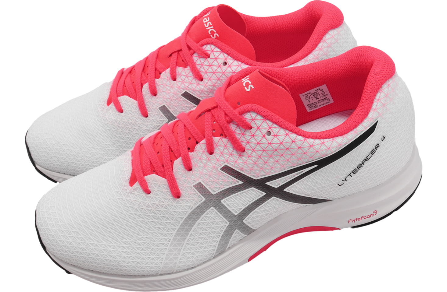 Asics Lyteracer 4 2E Wide White / Diva Pink
