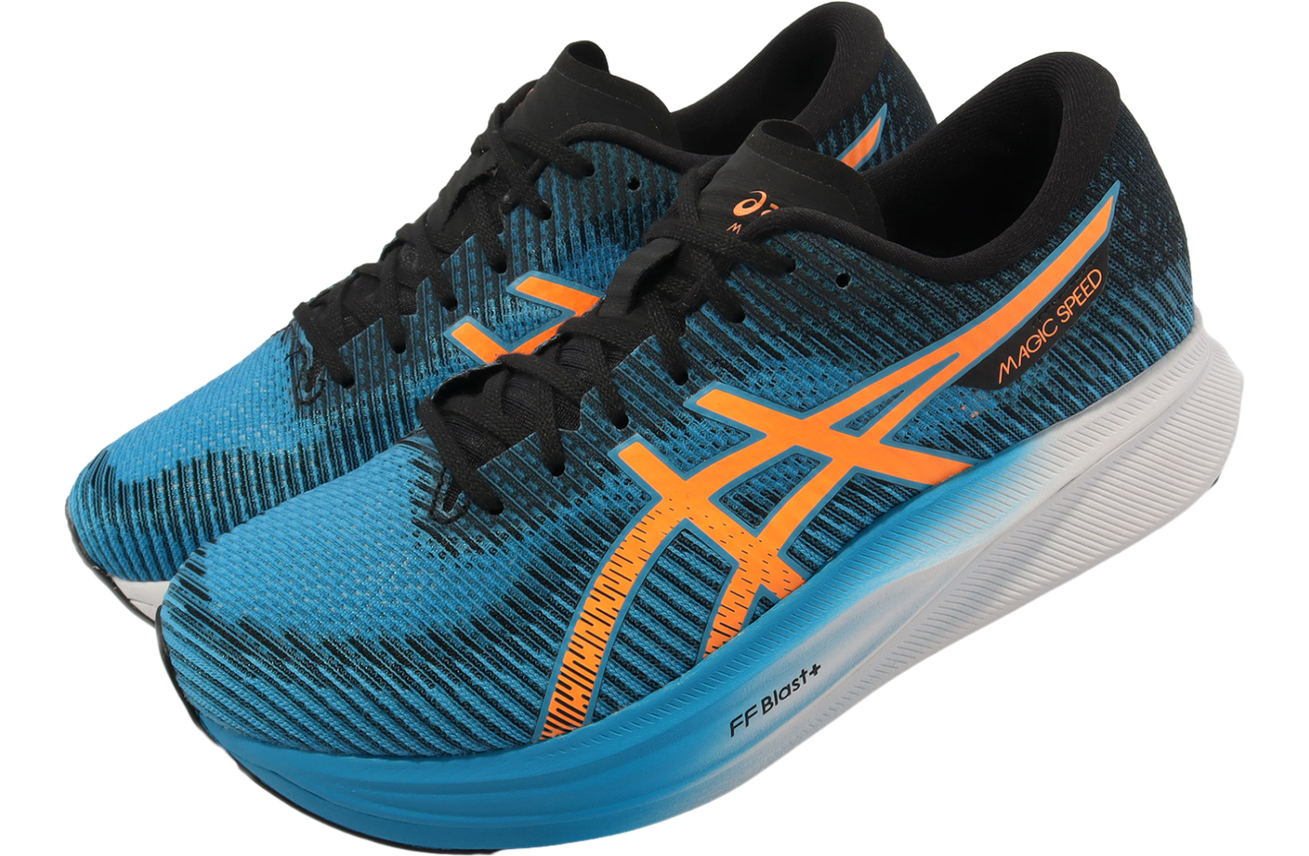 Asics Magic Speed 2 2E Wide Island Blue / Orange Pop - Jan