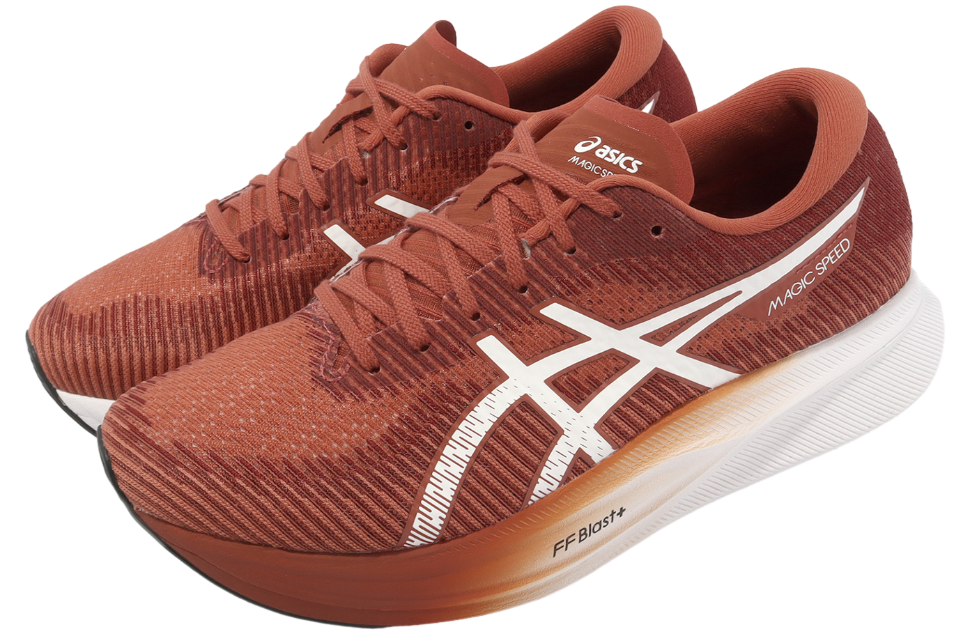 Asics Magic Speed 2 2E Wide Spice Latte / White