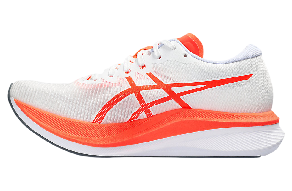 Asics Magic Speed 3 White / Sunrise Red