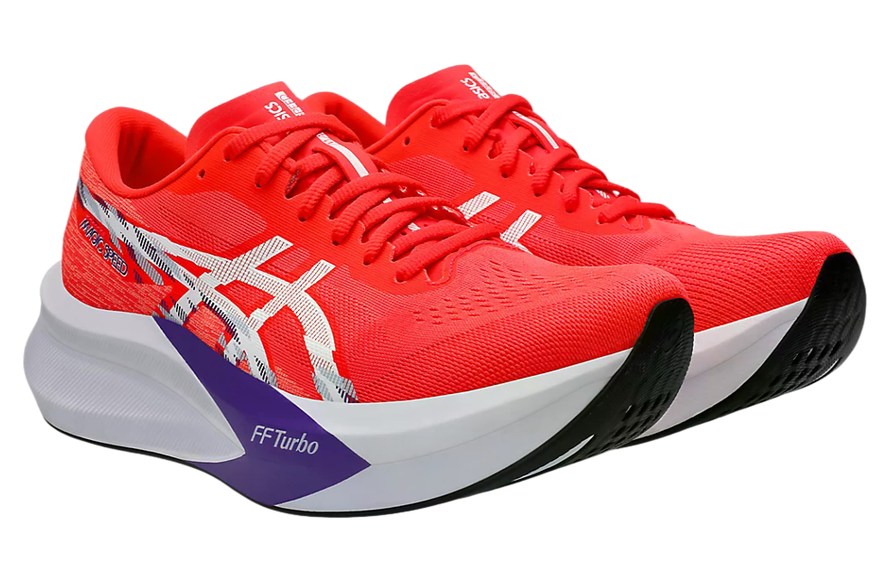 Asics Magic Speed 4 Flash Red / White