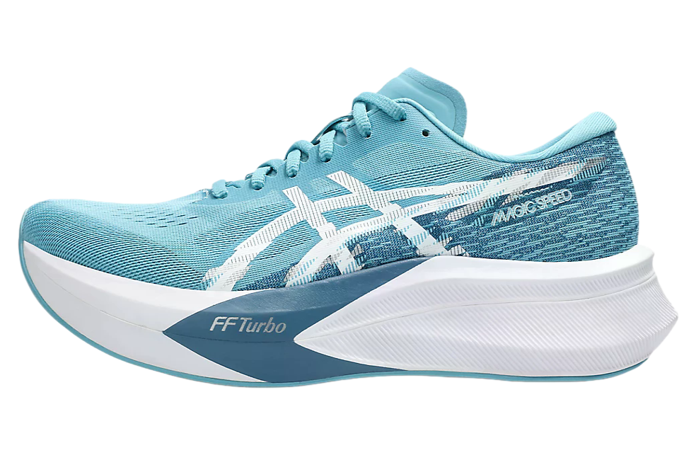 新品 アシックスMAGIC SPEED 4 Stillwater/White Asics Magic Speed 4 Stillwater / White - Aug 2025