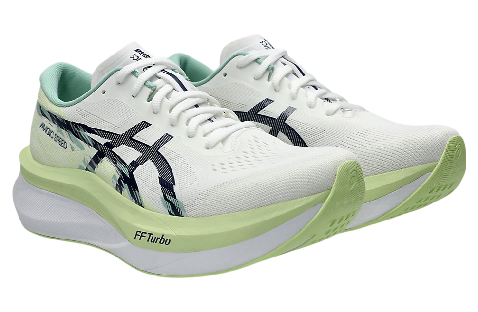 Asics Magic Speed 4 White / Blue Expanse