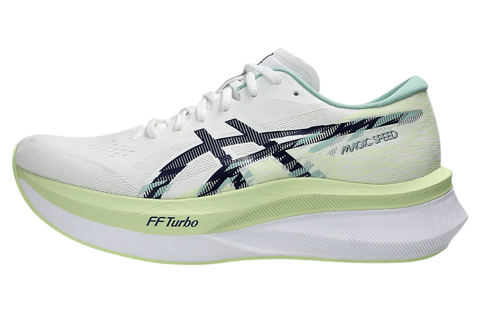 Asics Magic Speed 4 White / Blue Expanse