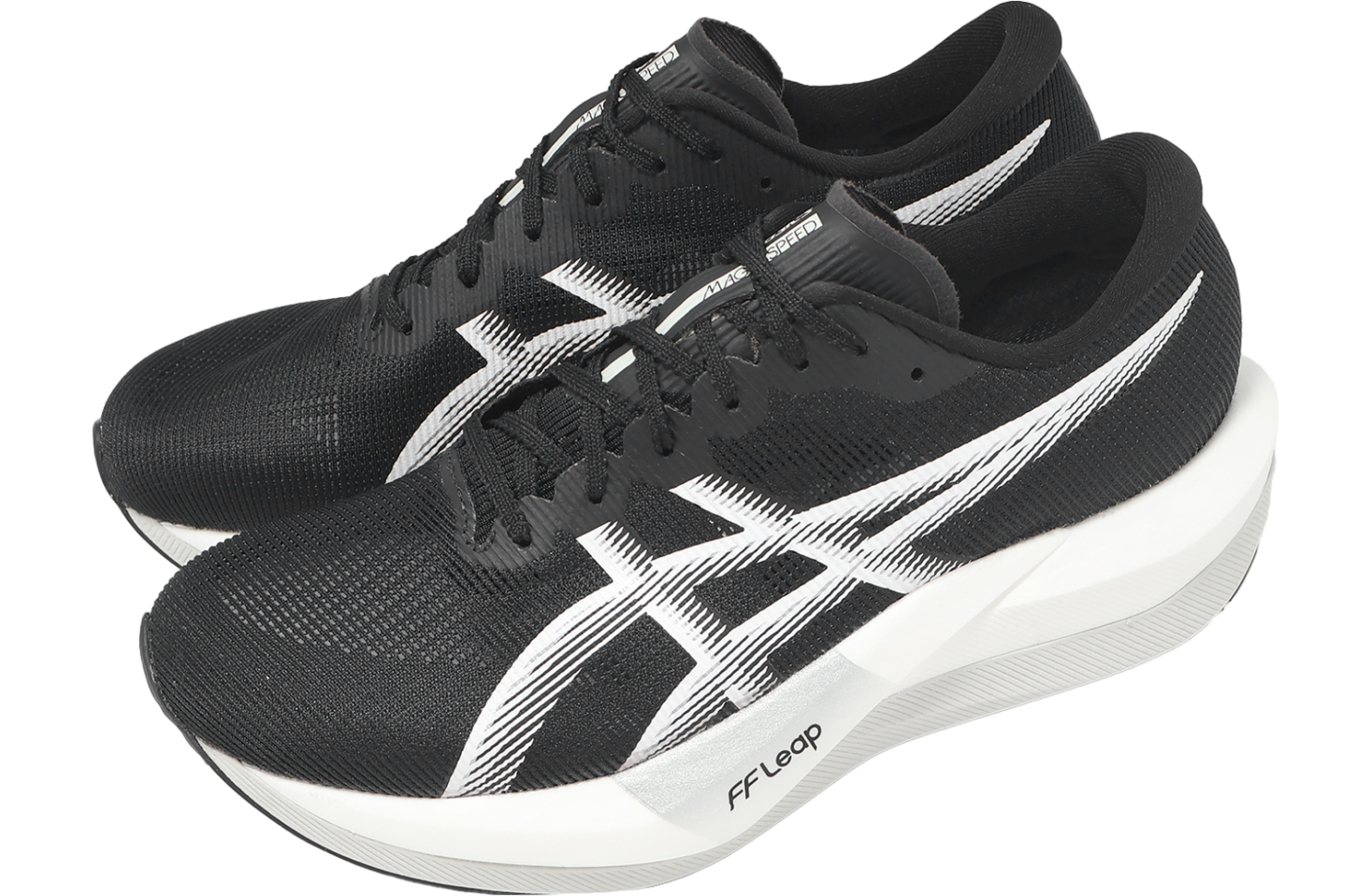 Asics Magic Speed 5 2E Wide Black / White