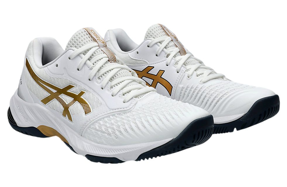 Asics Netburner Ballistic FF 3 White / Pure Gold