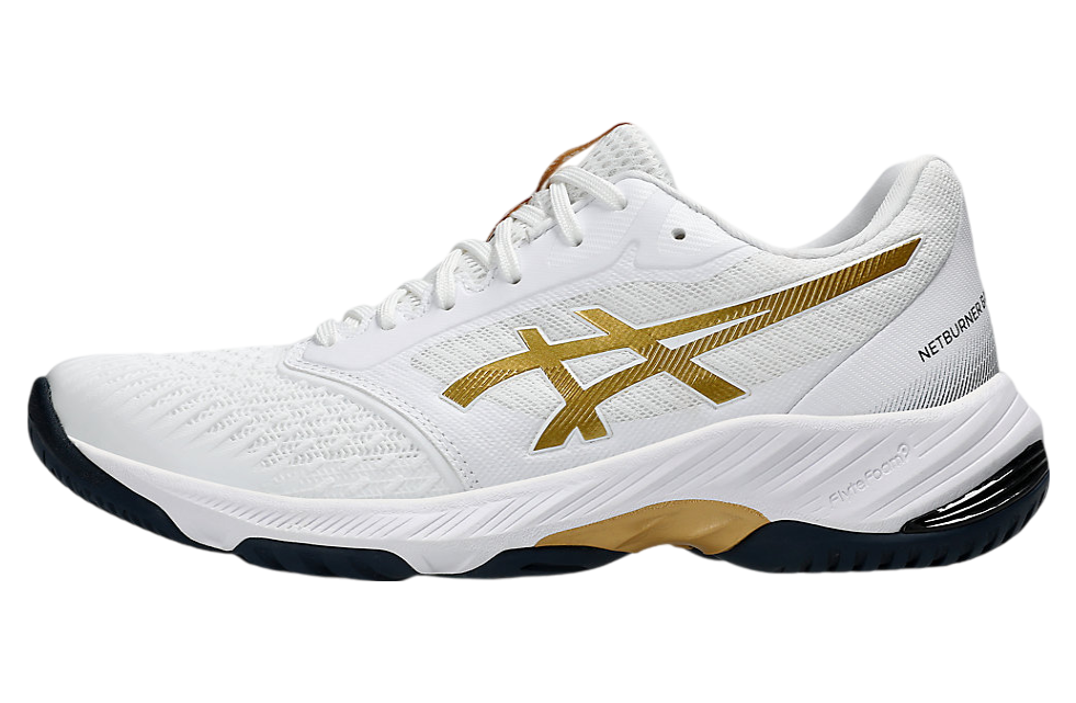 Asics Netburner Ballistic FF 3 White / Pure Gold