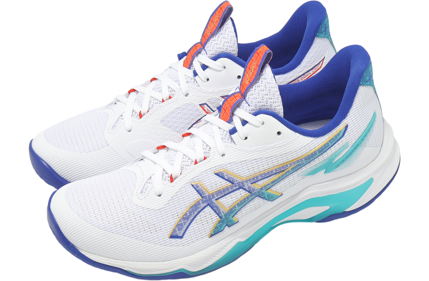 Asics Netburner Ballistic FF 4 White / Asics Blue