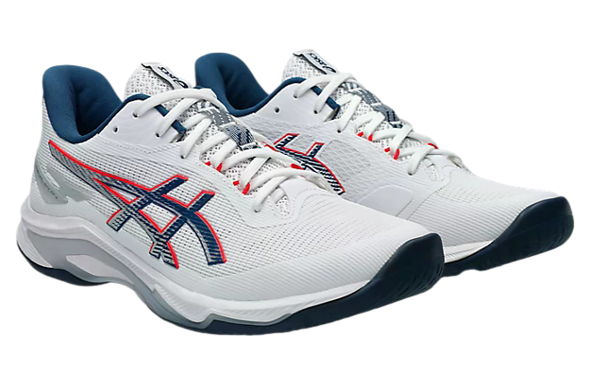 Asics Netburner Ballistic FF 4 White / Mako Blue / Red
