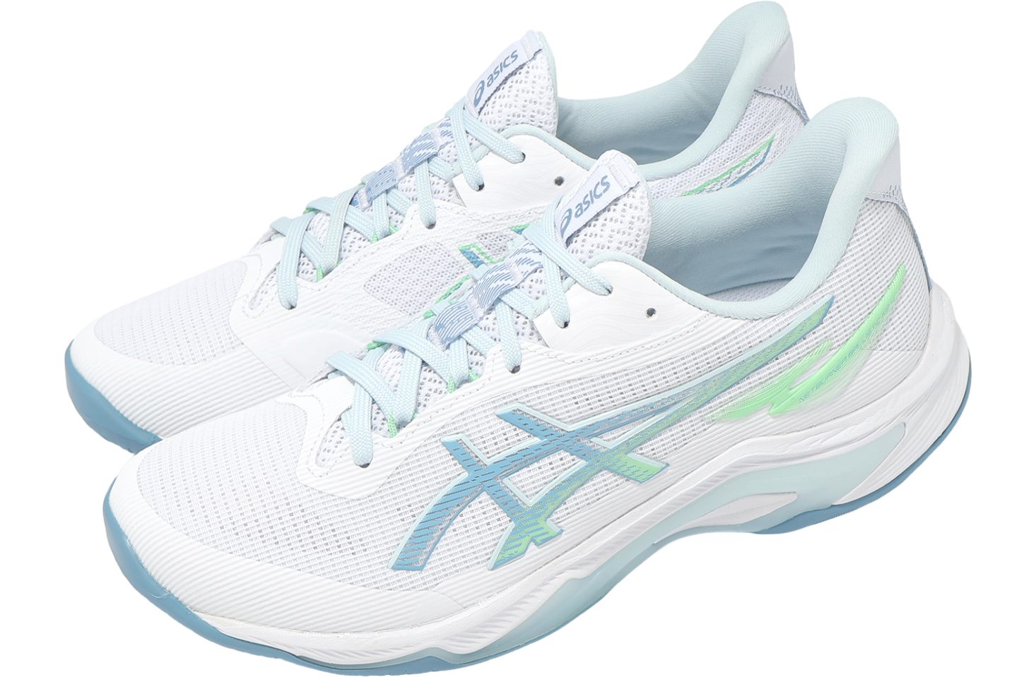 Asics Netburner Ballistic FF 4 White / Saba Blue