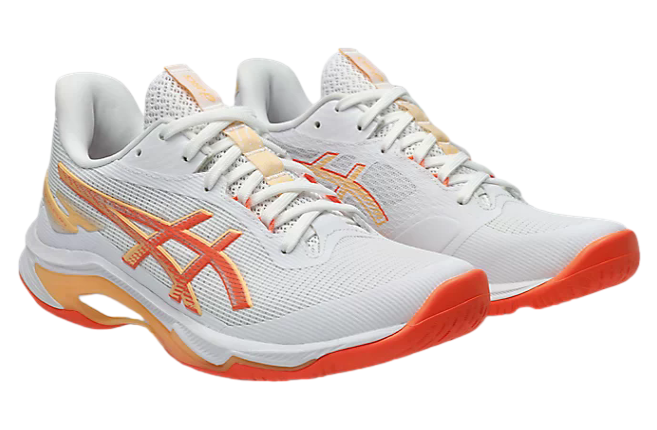 Asics Netburner Ballistic FF 4 WMNS White / Vivid Coral