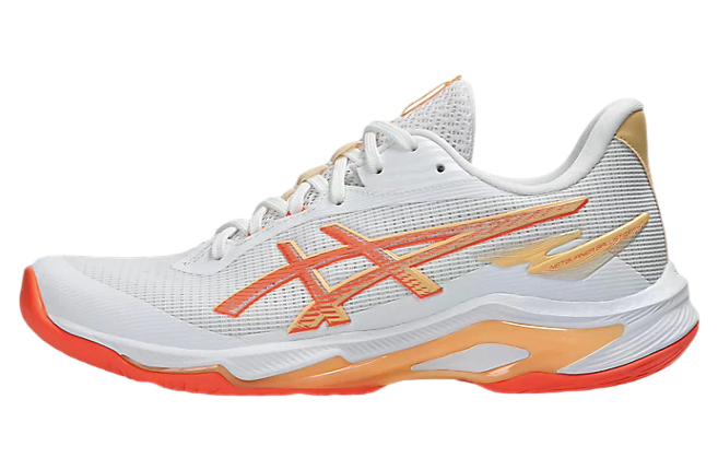 Asics Netburner Ballistic FF 4 WMNS White / Vivid Coral