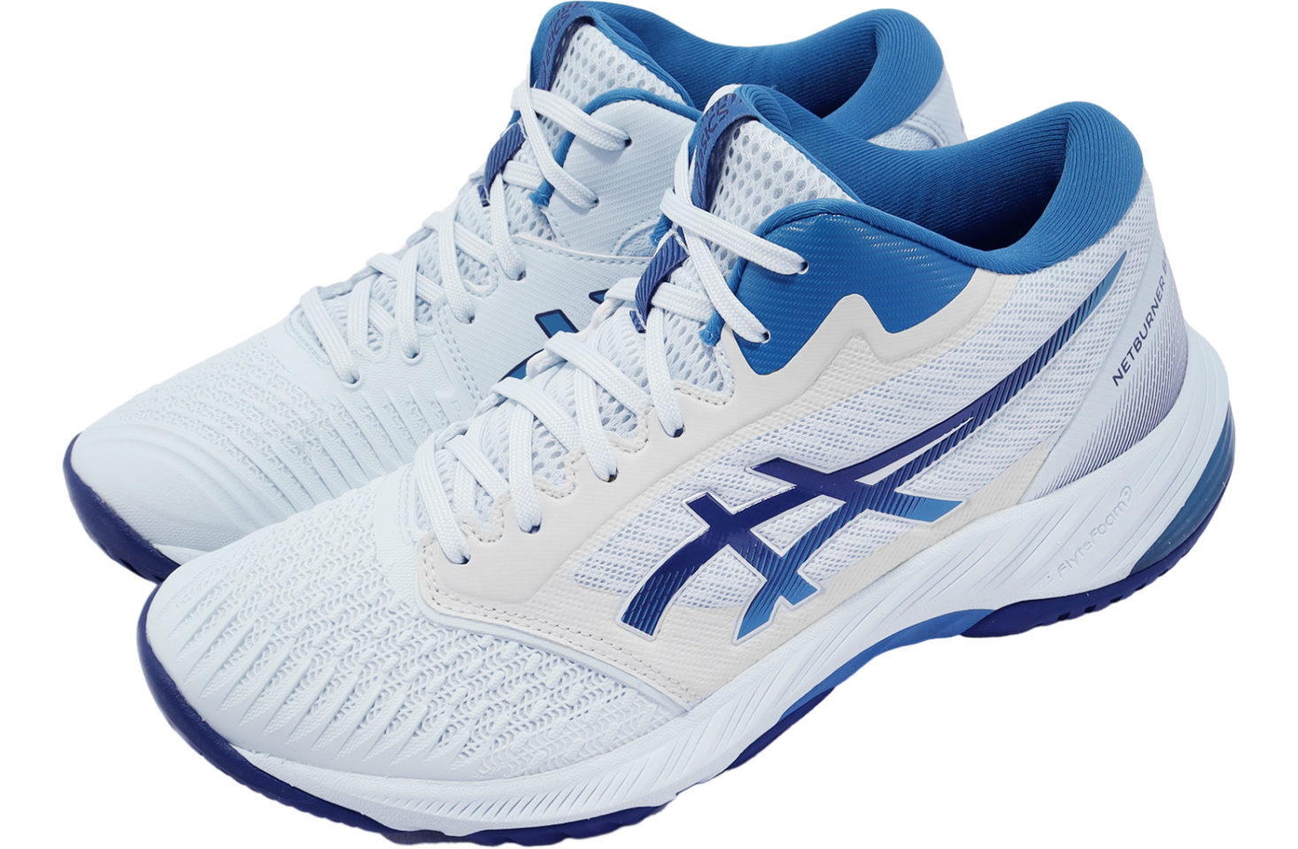 NETBURNER BALLISTIC FF MT3 インディゴブルー Asics Netburner Ballistic FF MT 3 Sky / Indigo Blue - Mar