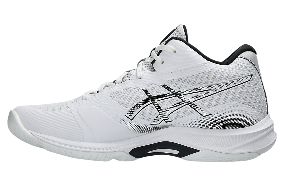 ASICS NETBURNER BALLISTIC ホワイト/ブラック Men's Netburner Ballistic FF MT 3 - Volleyball Shoe