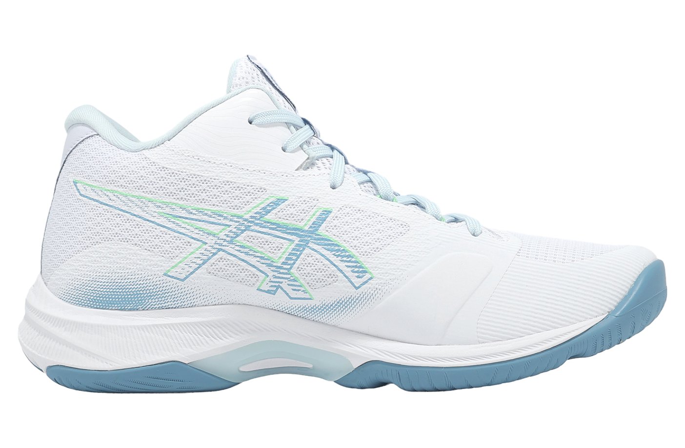 Asics Netburner Ballistic FF MT 4 White / Saba Blue