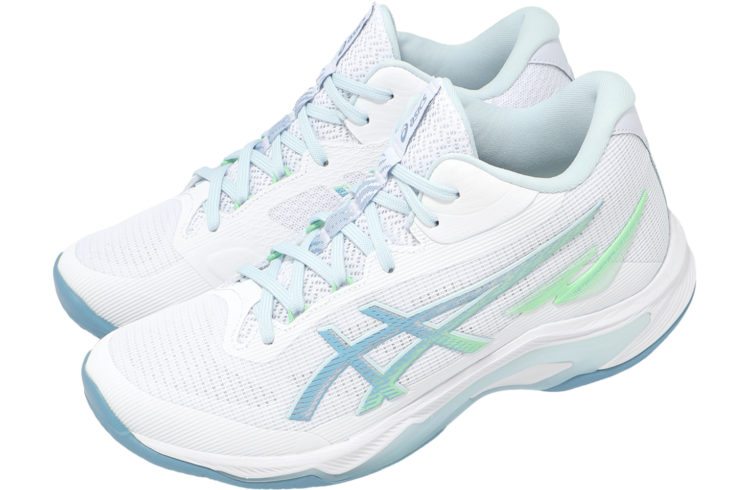 Asics Netburner Ballistic FF MT 4 White / Saba Blue