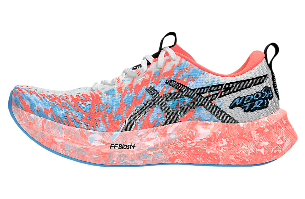 Asics Noosa Tri 16 White / Sunrise Red