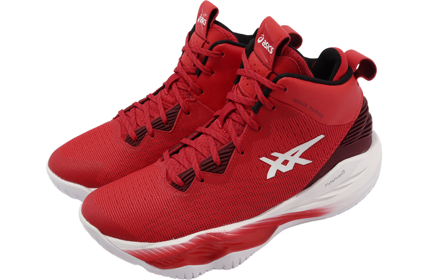 Asics Nova Surge 2 Electric Red / White