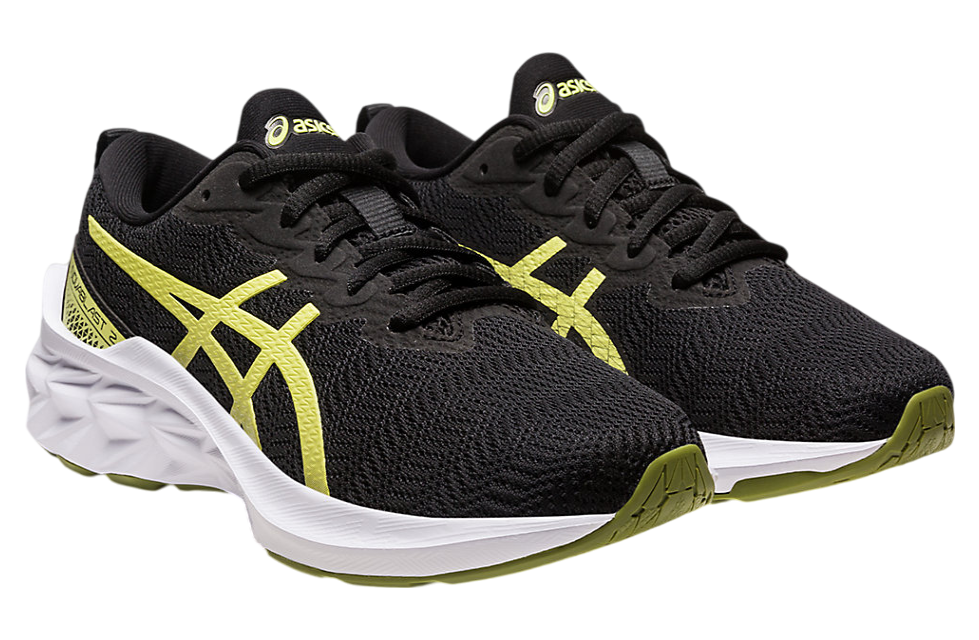 Asics Novablast 2 GS Black / Glow Yellow